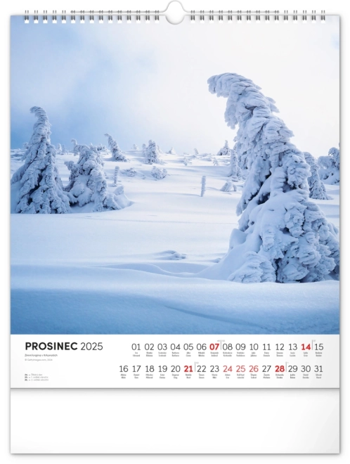 Wall Calendar Krkonoše 2025