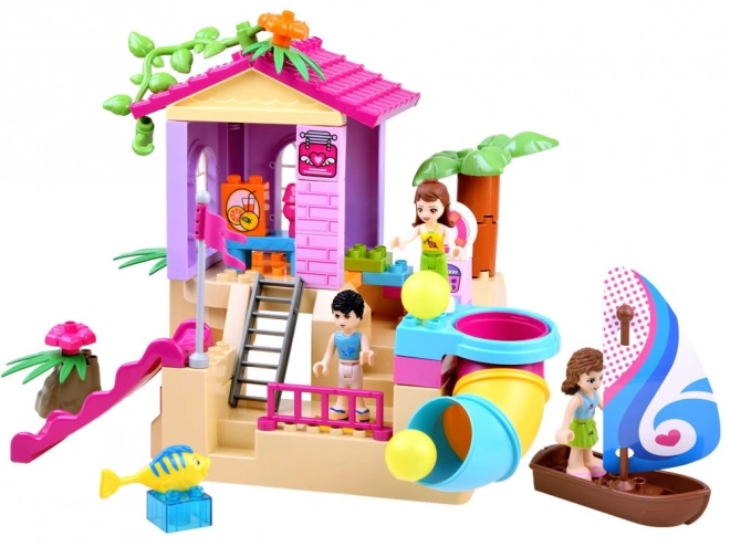 Colorful Building Blocks Beach House Set