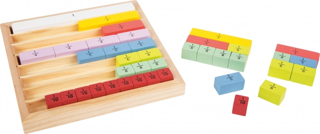 Small Foot Educational Colorful Fraction Board