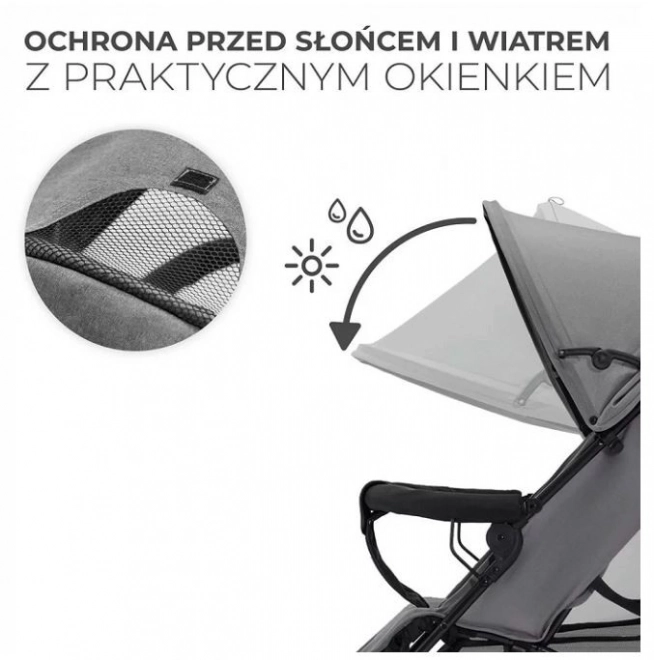 Kočárek Kinderkraft TIK Šedý