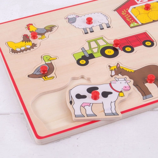 Farmyard Puzzle by Bigjigs Toys