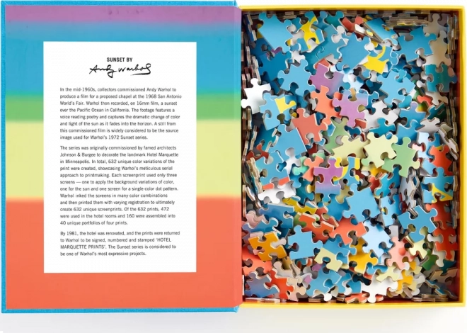 GALISON Puzzle Andy Warhol: Sunset 500 pieces
