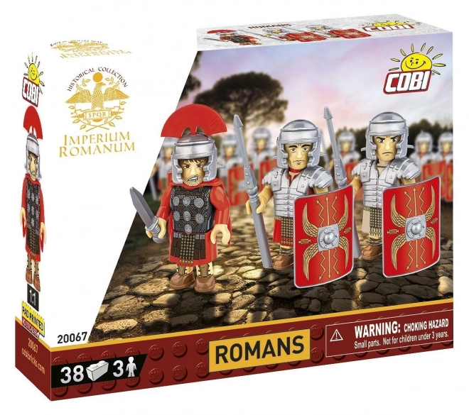 Roman Empire Toy Blocks - Roman Soldiers Set of 3