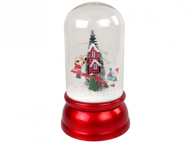 Christmas Snow Globe with Santa