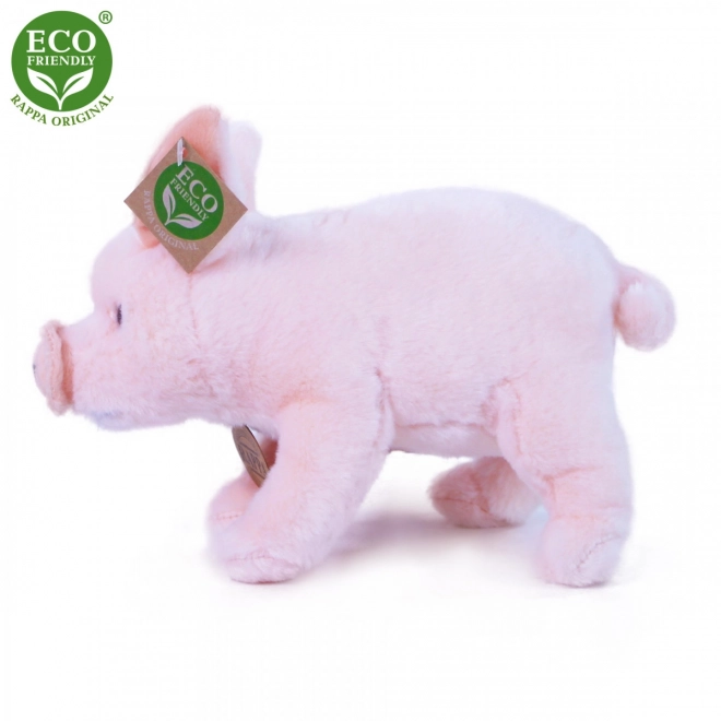 Rappa Plush Pig Standing 20 cm Eco-Friendly