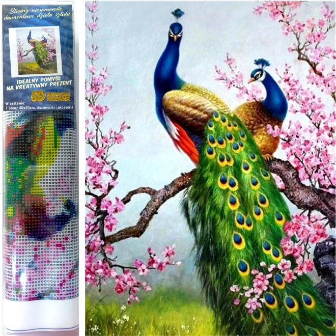 Diamond Painting Peacock Craft Set