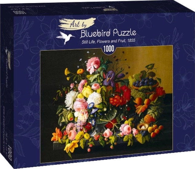 Bluebird Puzzle Still Life with Flowers and Fruit 1000 Pieces