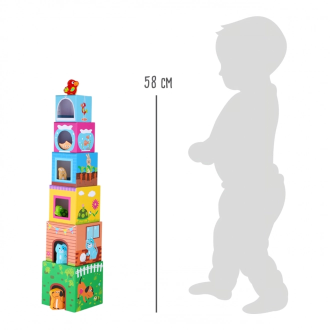 Small Foot Animal Stacking Tower