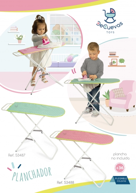 Folding Ironing Board for Dolls - Green