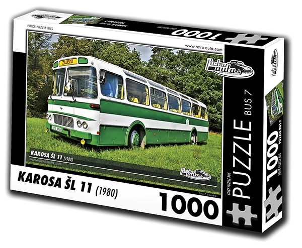 Retro Cars Puzzle - Karosa ŠL 11 Bus (1980) 1000 Pieces