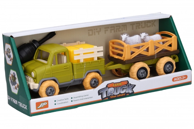 Animal Transport Truck with Screwdrivers 28 cm