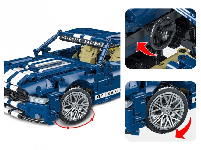 GT Racing Auto Building Blocks Set