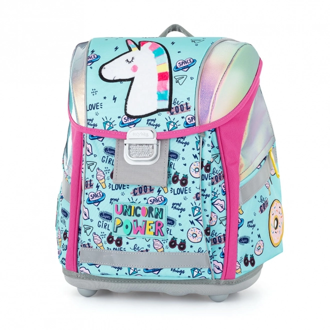 School Backpack Premium Light Unicorn