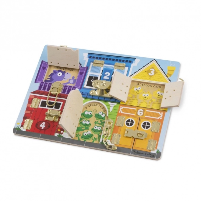 Motor Skills Lock and Security Board by Melissa & Doug