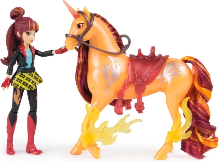 Magisk enhjørning Cinder med tilbehør