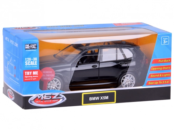 Collectible BMW X5M Toy Car with Sound and Light