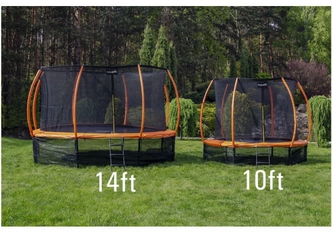 Lean Sport Backyard Trampoline With Net 14ft