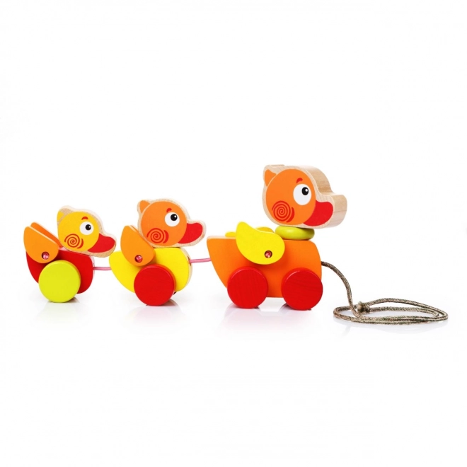 Pull-Along Wooden Ducks