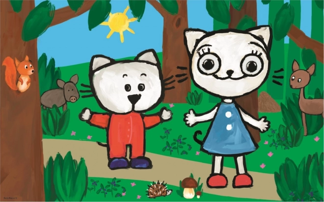 Trefl Puzzle Kicia Kocia: Kittykit in the Forest