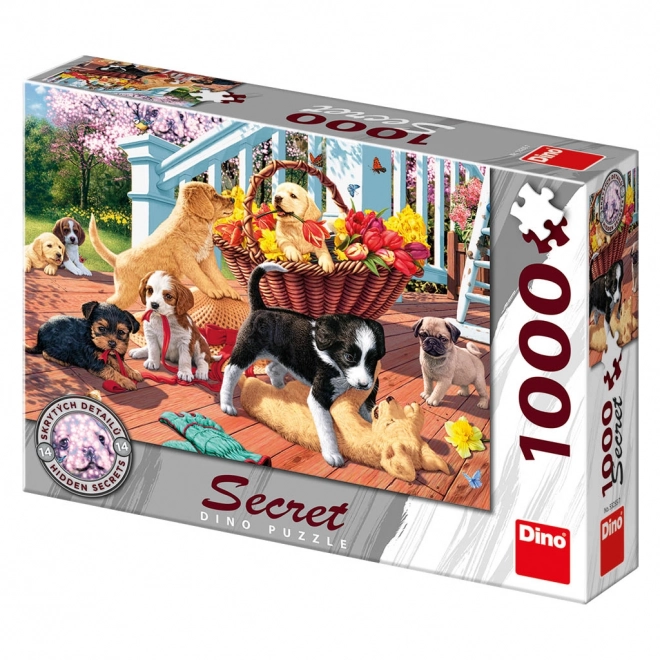 Dino Puzzle Secret Collection Puppies 1000 Pieces