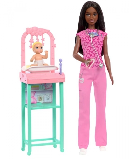 Barbie Dottoressa Pediatra con Capelli Scuri