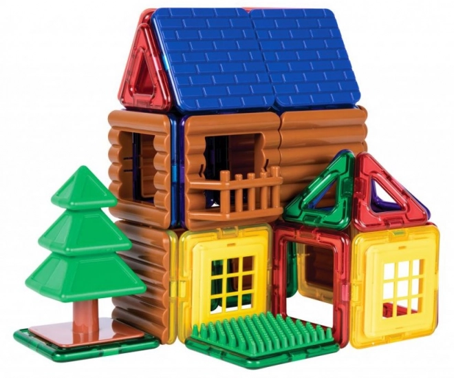 Magformers Log Cabin Building Set