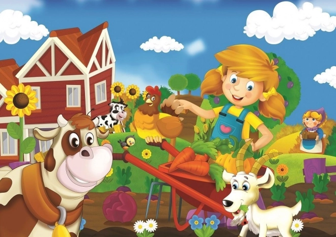 Art Puzzle Farmer Puzzle Set