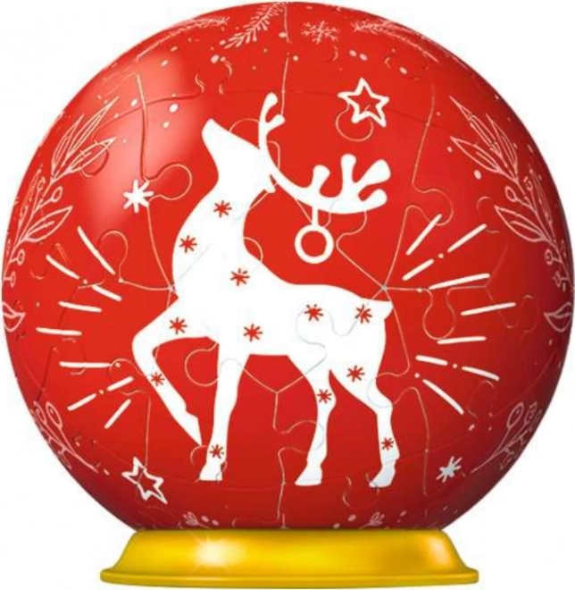 Ravensburger 3D Puzzle Ball Christmas Ornament Red