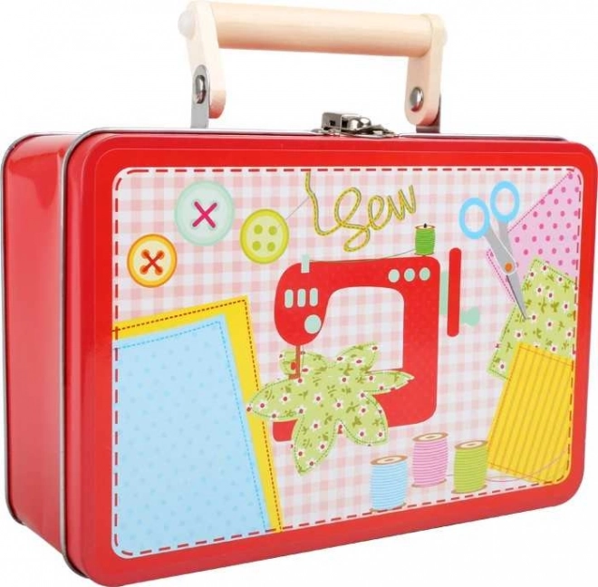 Small Foot Children's Sewing Kit in a Suitcase