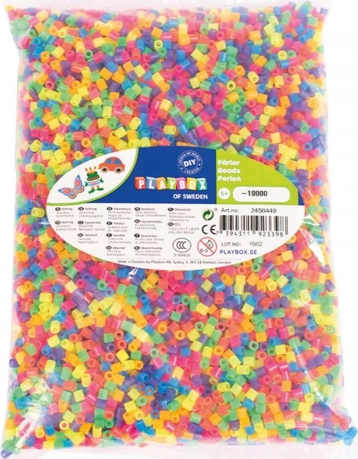 Playbox iron-on beads - neon 10000 pcs