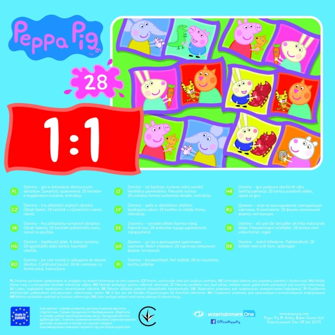 Peppa Pig Domino Game by Trefl