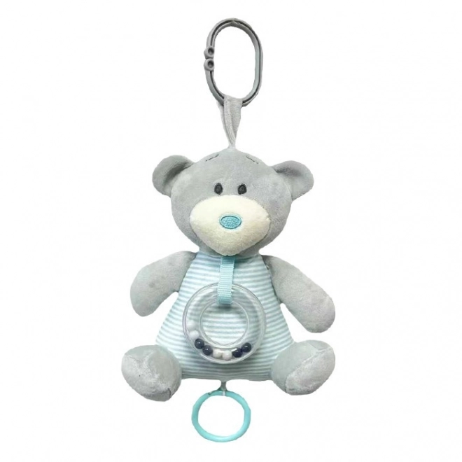 Tulilo Blue and Cream Bear Music Box