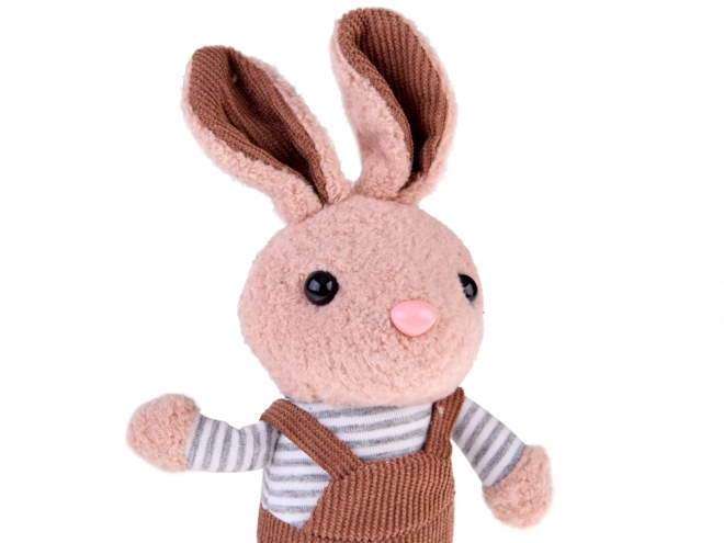 Plush Rabbit Toy with Corduroy Overalls