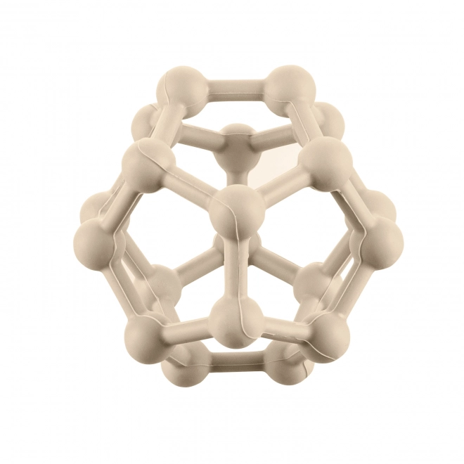 Silicone Teether Atom, Sand Beige