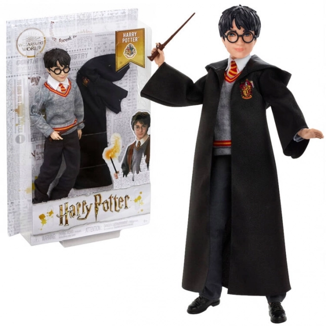 Harry Potter Doll in Gryffindor School Outfit with Wand