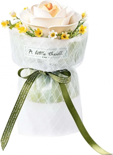 3D Puzzle White Camellia