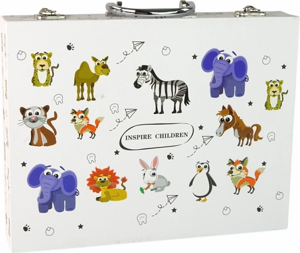 Odolný kufřík se zvířátky na cesty