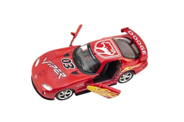 Metal Dodge Viper Gts-R Toy Car