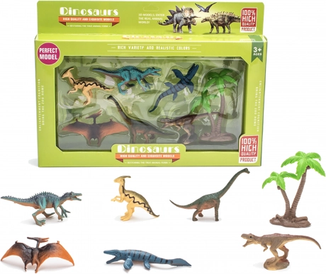 Sæt med dinosaur figurer 7 stk 5 cm