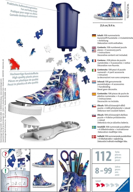 Ravensburger 3D Puzzle Cosmic Sneaker