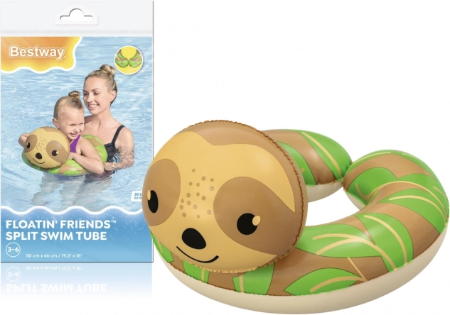 Children's Inflatable Ring Leniwiec 50 x 46 cm Bestway