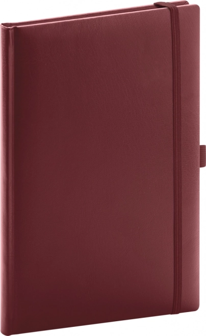 Notique Lined Notebook in Bordeaux Balacron