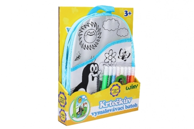 Krtek Coloring Backpack Blue