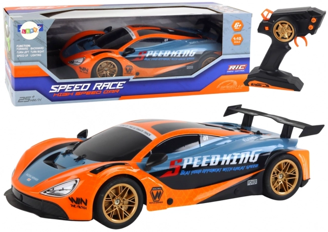 Large Remote Control Sport Car Orange 1:10