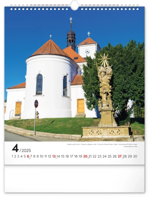 Wall Calendar Brno 2025