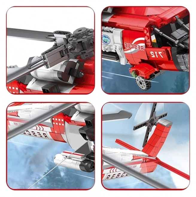 Helicopter Building Block Set