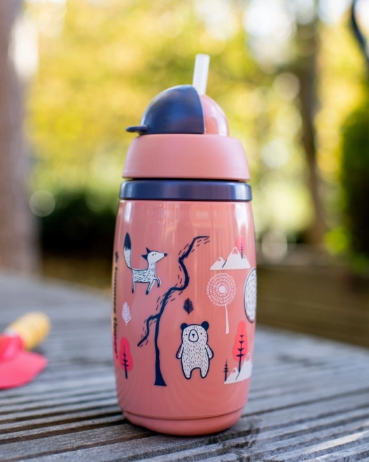 Toddler Non-Spill Straw Cup - Pink