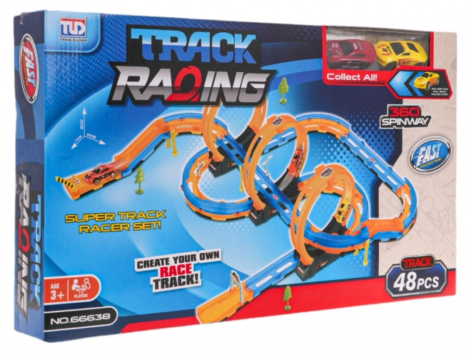 Mega race track with 48 pieces