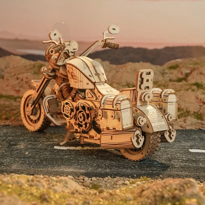 Robotime Rokr 3D Wooden Puzzle Cruiser Motorcycle