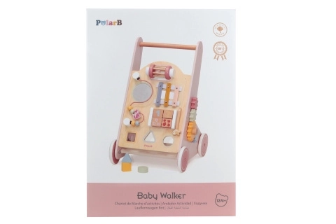 Wooden Walker with Activity Board